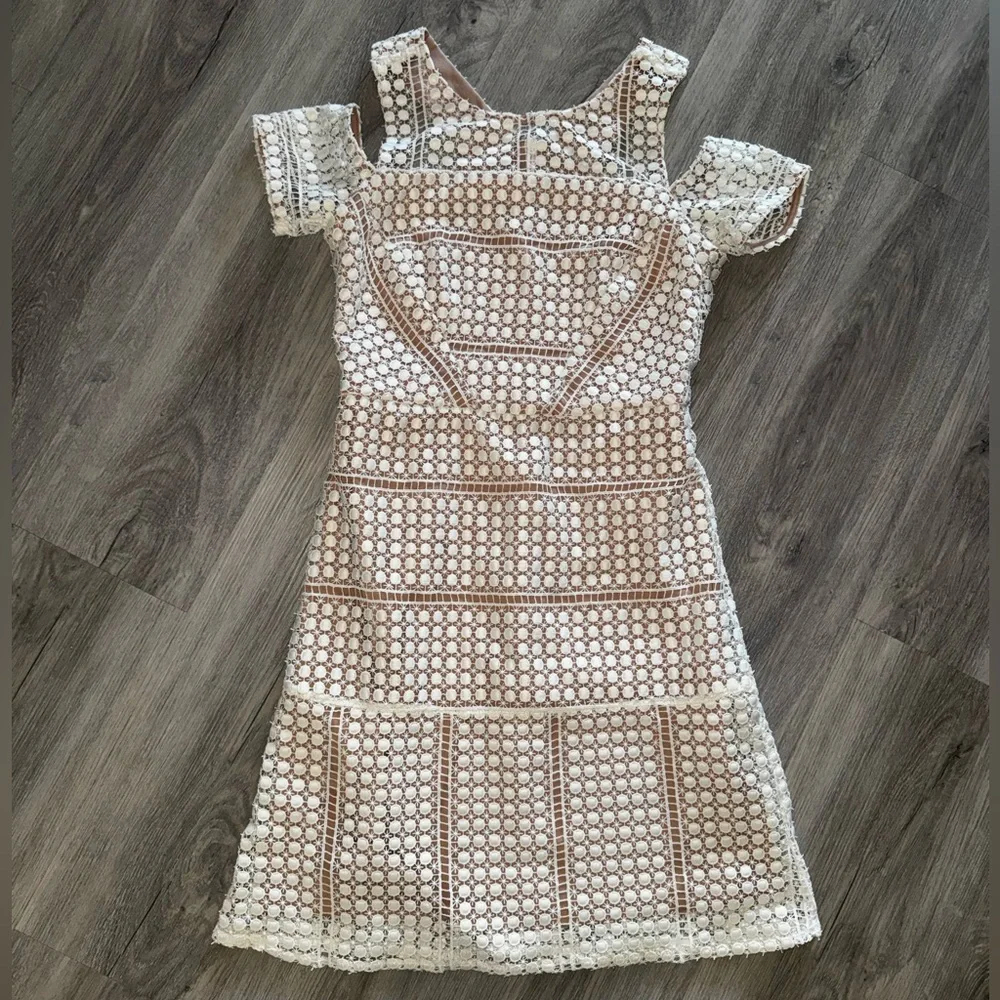 💓 TOPSHOP cream/white dress - Picture 6 of 10